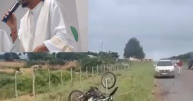Padre da Diocese de Salgueiro se envolve em acidente em estrada sertaneja